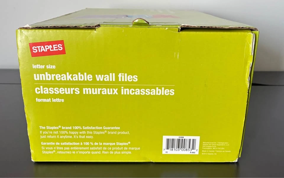 Unbreakable Wall Files (Letter Size) - 3 Pack - photo 2