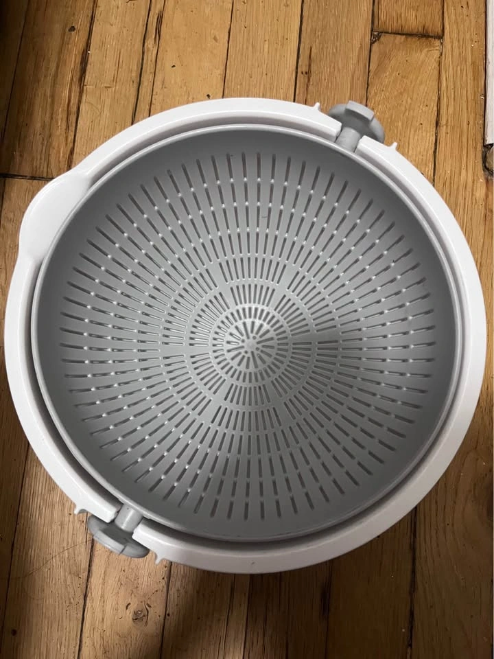 Kokubo KK-307 Spin Wheel Colander Small (Gray) - photo 2