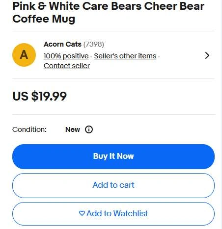 Pink & White Care Bears Cheer Bear Coffee Mug - photo 2
