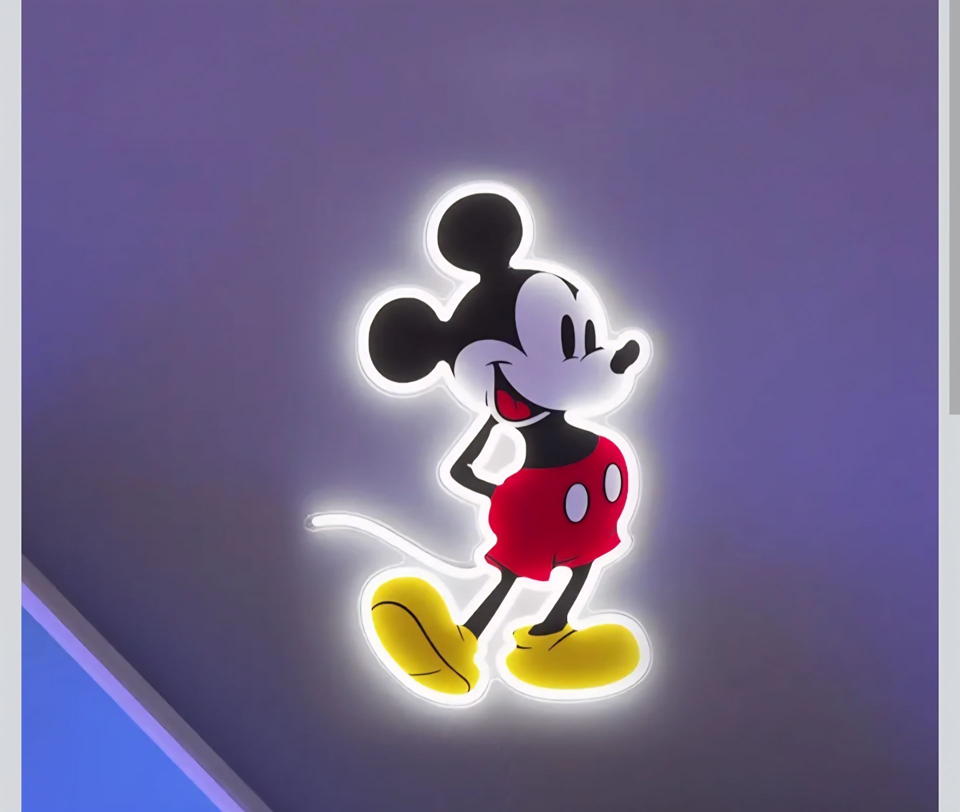 Mickey Mouse Full Body Wall LED Neon Night Light / NEW