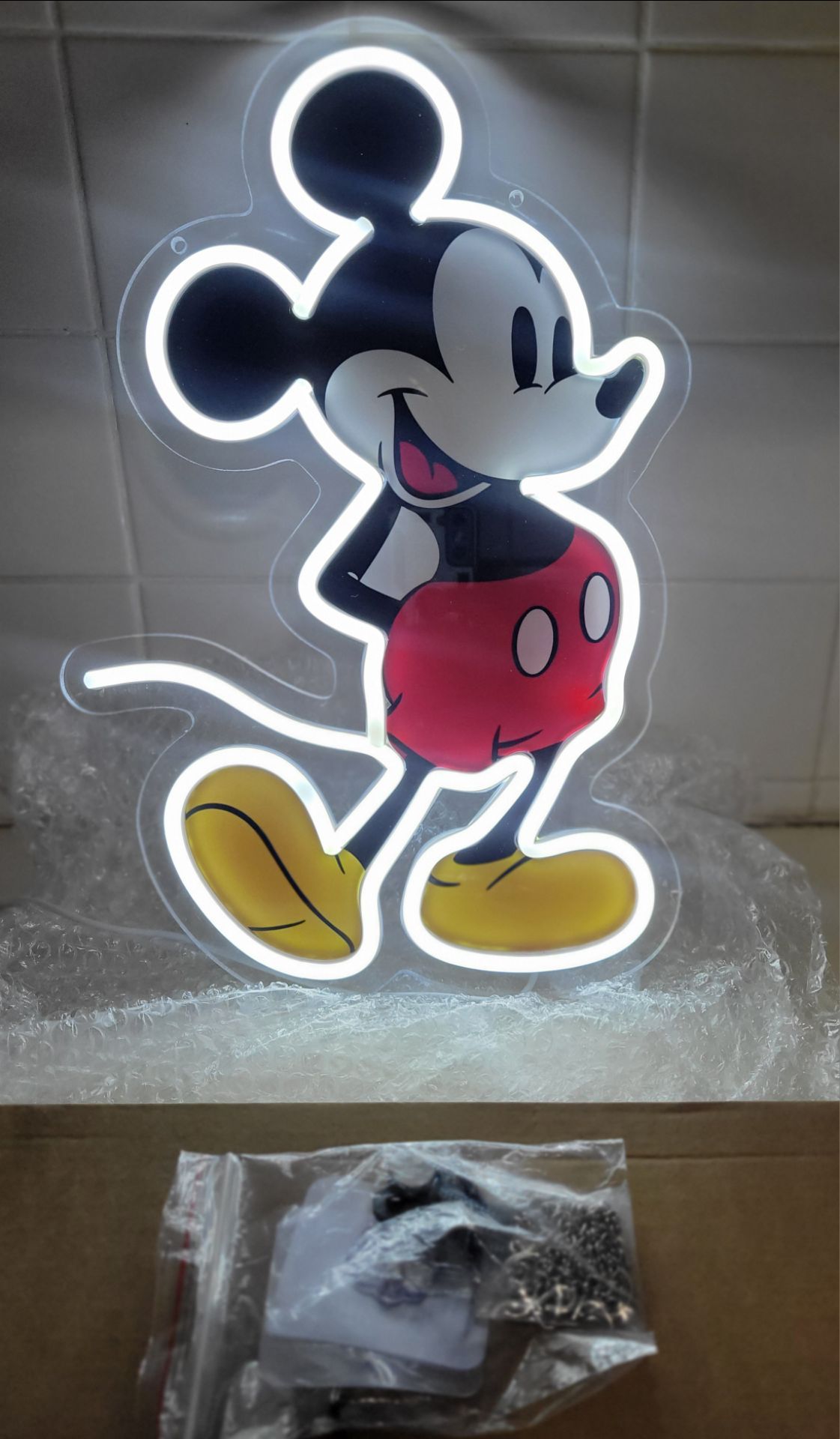 Mickey Mouse Full Body Wall LED Neon Night Light / NEW - photo 2