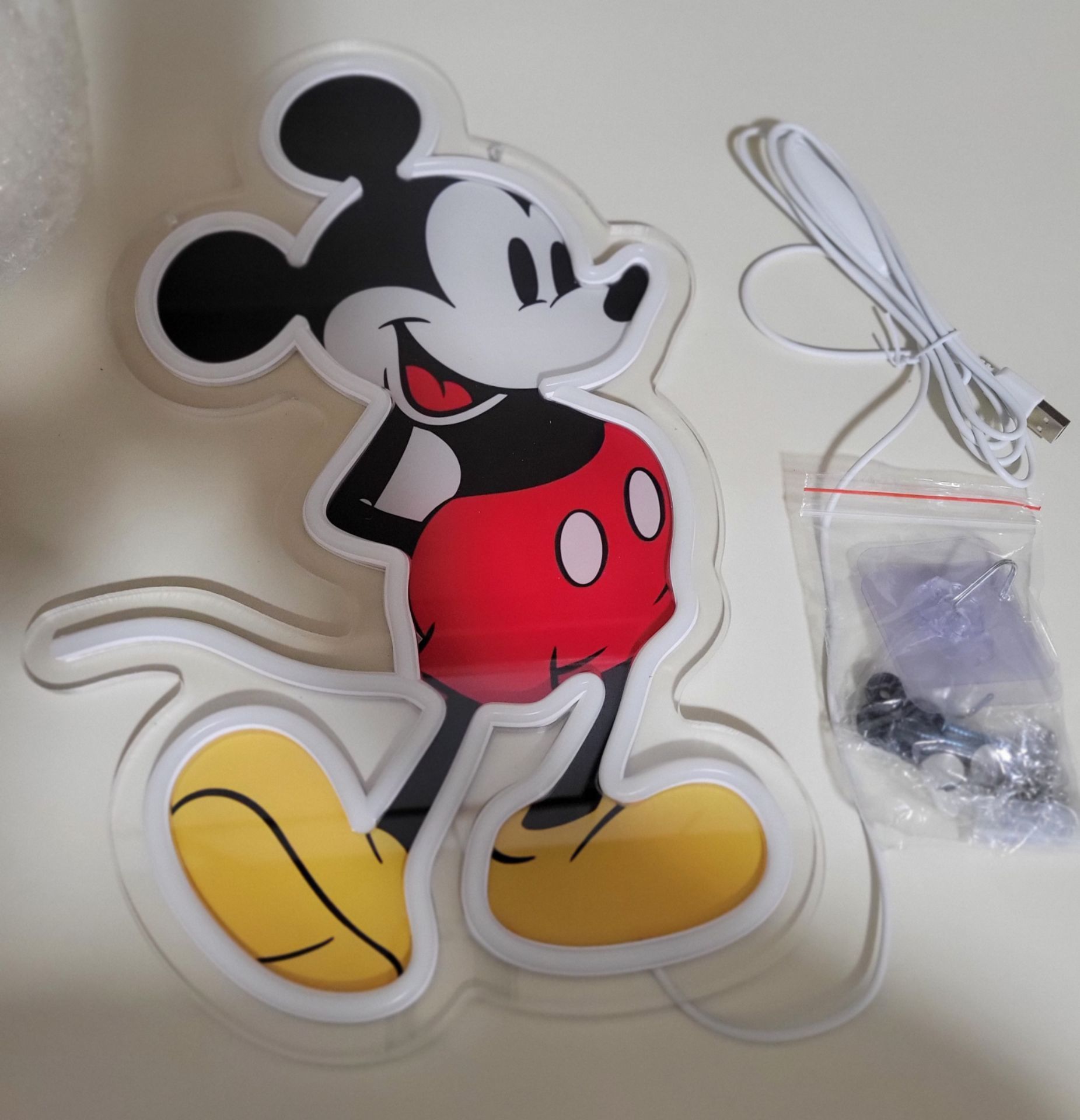Mickey Mouse Full Body Wall LED Neon Night Light / NEW - photo 3
