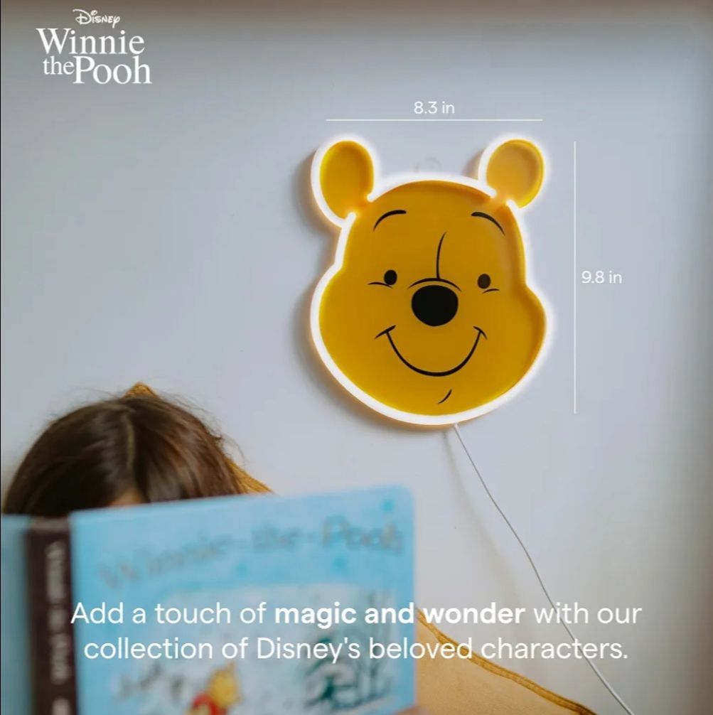 Disney Winnie The Pooh LED neon wall Light / NEW