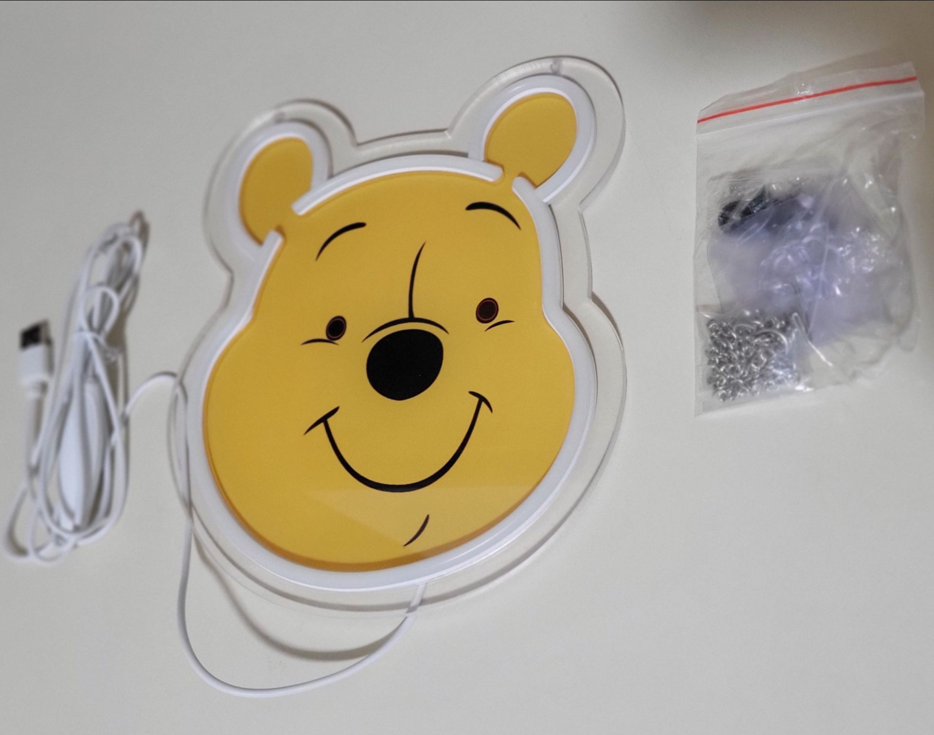 Disney Winnie The Pooh LED neon wall Light / NEW - photo 3