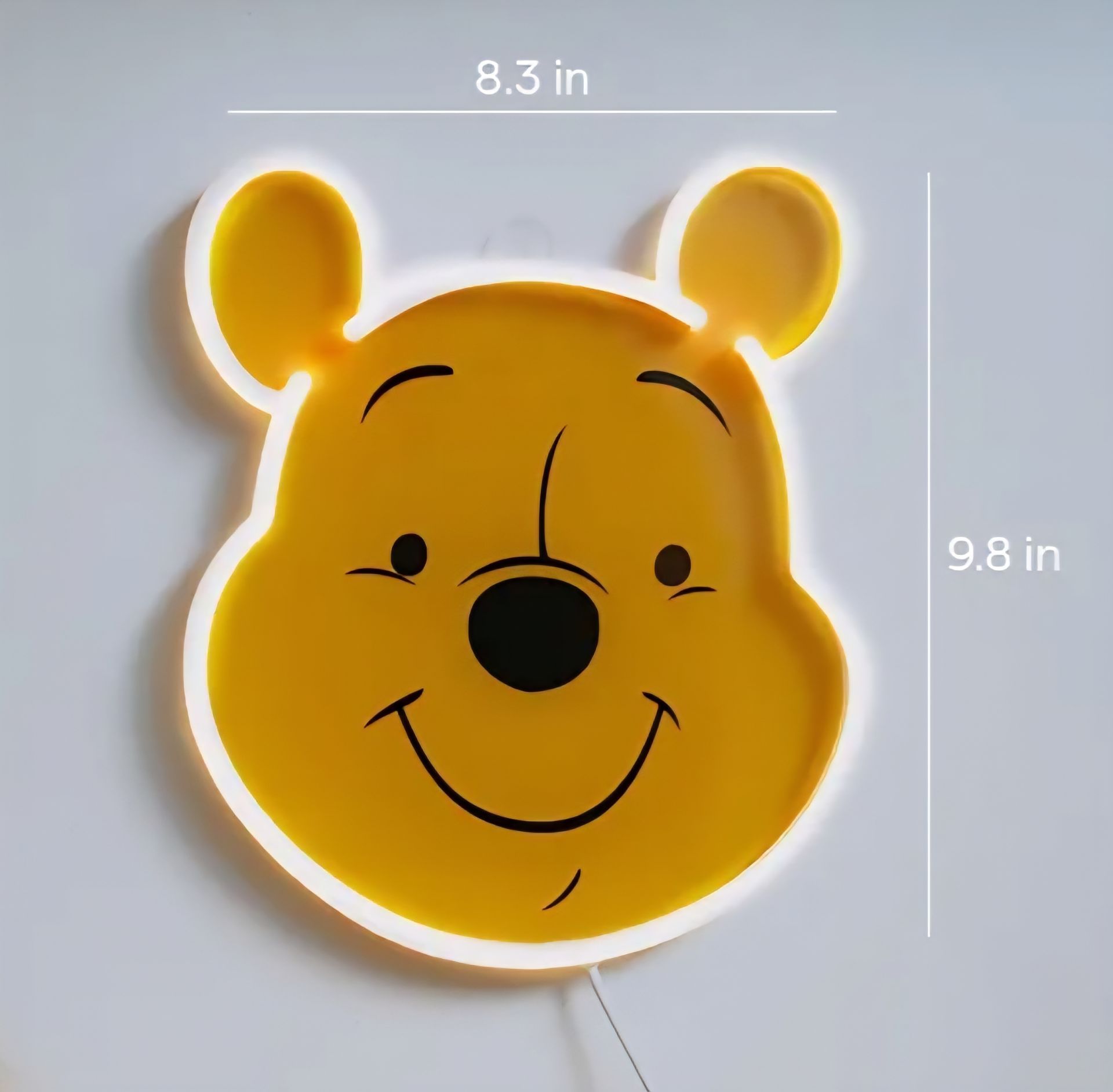 Disney Winnie The Pooh LED neon wall Light / NEW - photo 5