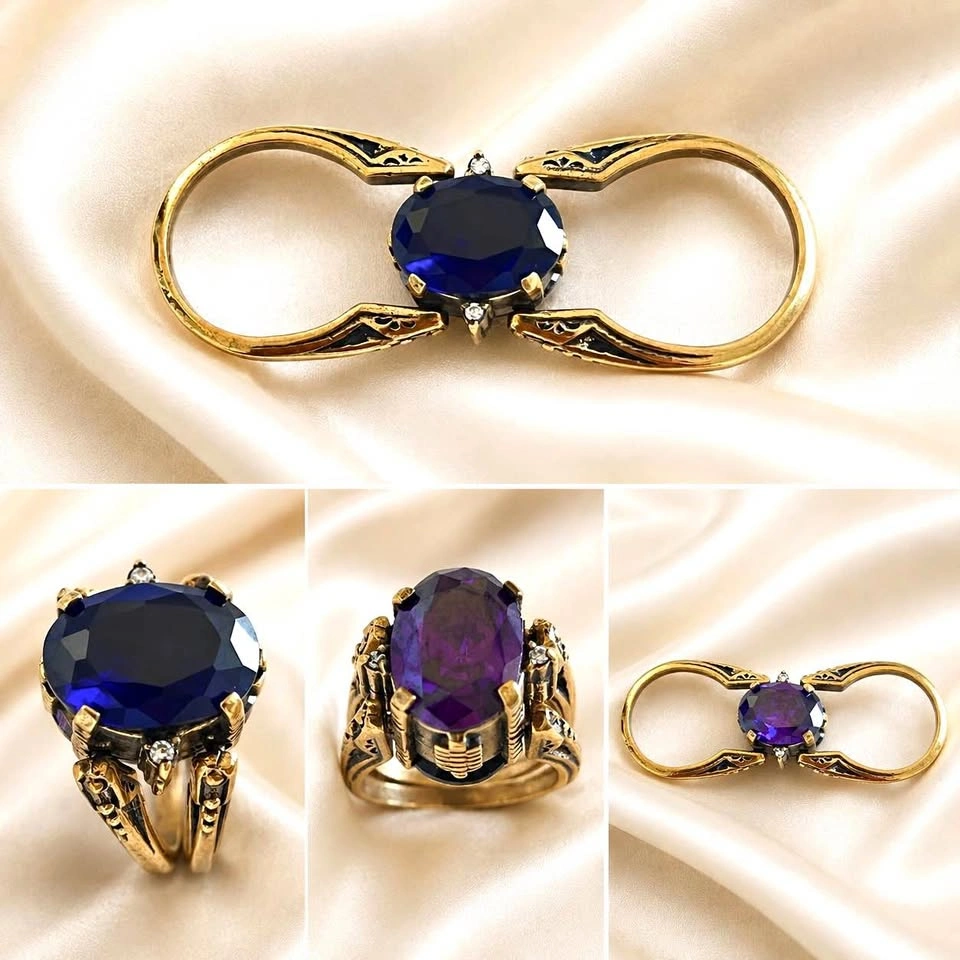 Reversibile Day & Night Ring