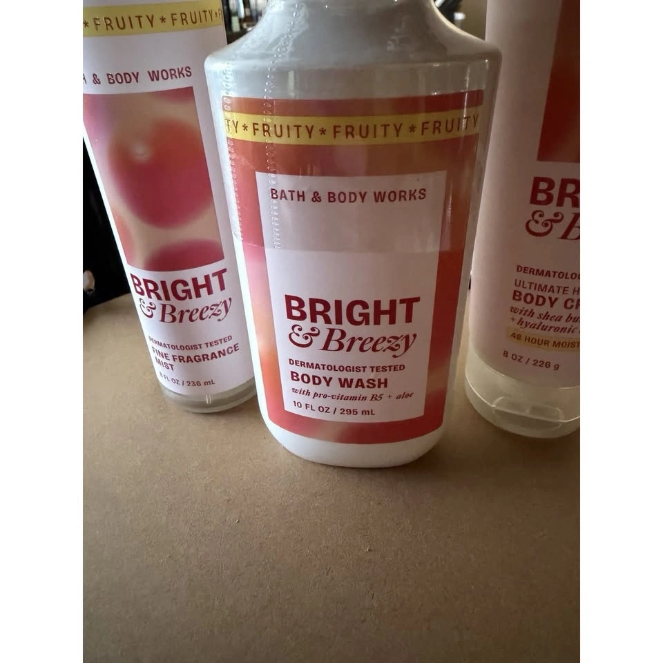 BATH AND BODY WORKS Bright And Breezy Body Cream, Wash And Mist - photo 4
