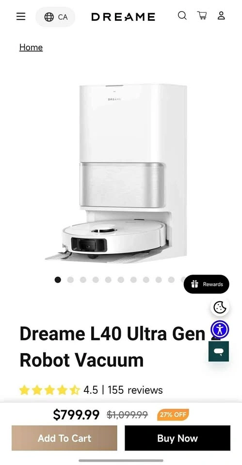 Dreame L40 Ultra Robot Vacuum