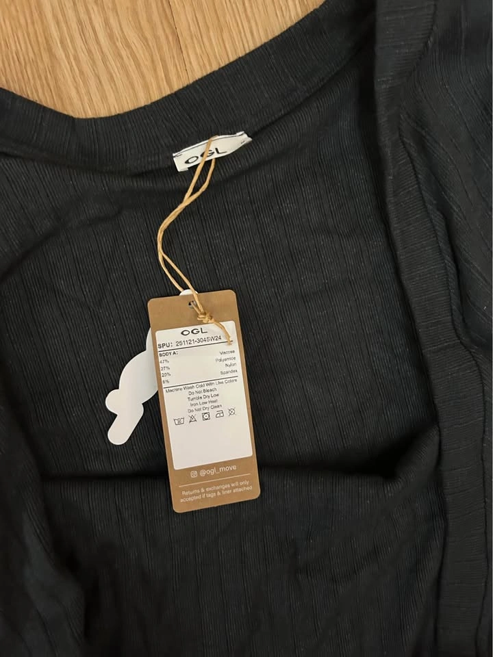 BNWT OGL Ribbed Wrap Cardigan – Size S - photo 5