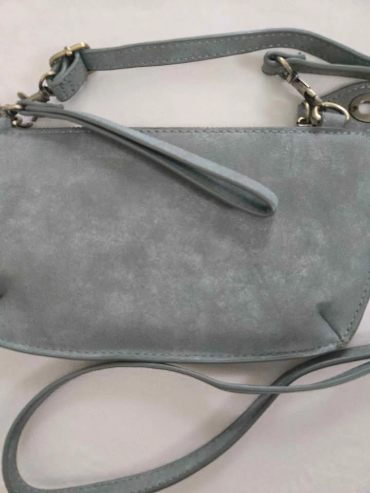 Joy Susan Woman's Wristlet/Clutch with Strap Silver/Grey - photo 3