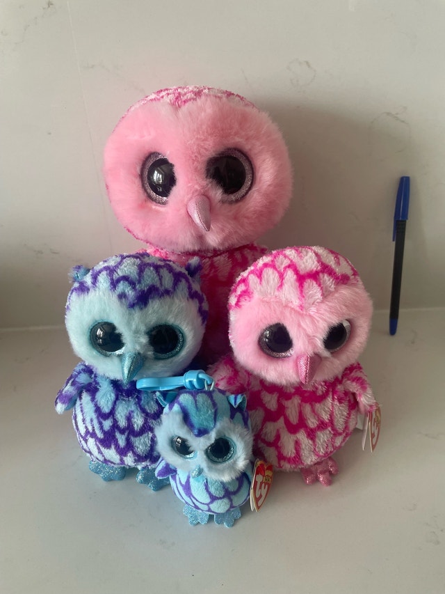 Ty Beanie Boos Owl Collection