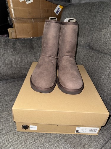 UGG Burnt Cedar Classic Short II Boots Women US 10/EUR 41 NIB