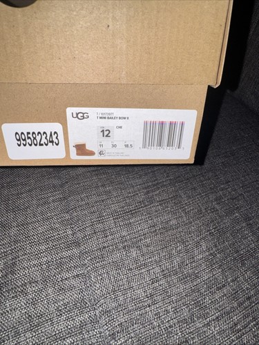UGG Toddlers Mini Bailey Bow II Boot - Chestnut, Size 12 - photo 5