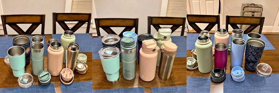 Water bottles
