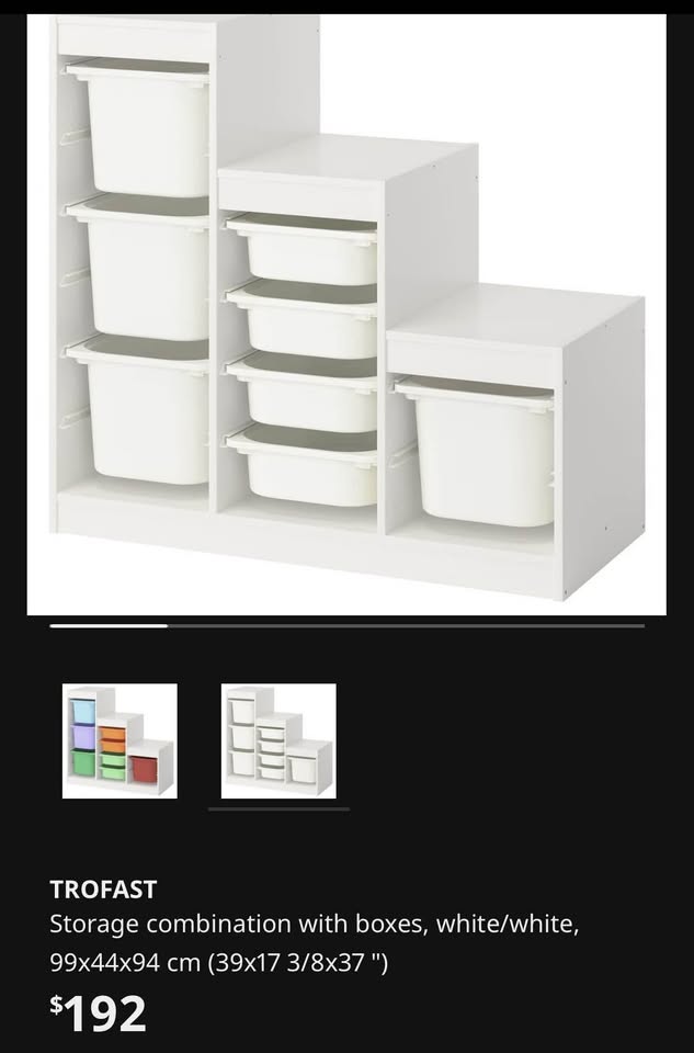 Ikea TROFAST bin organizer - photo 2