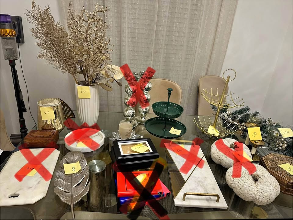 Various elegant home decor
