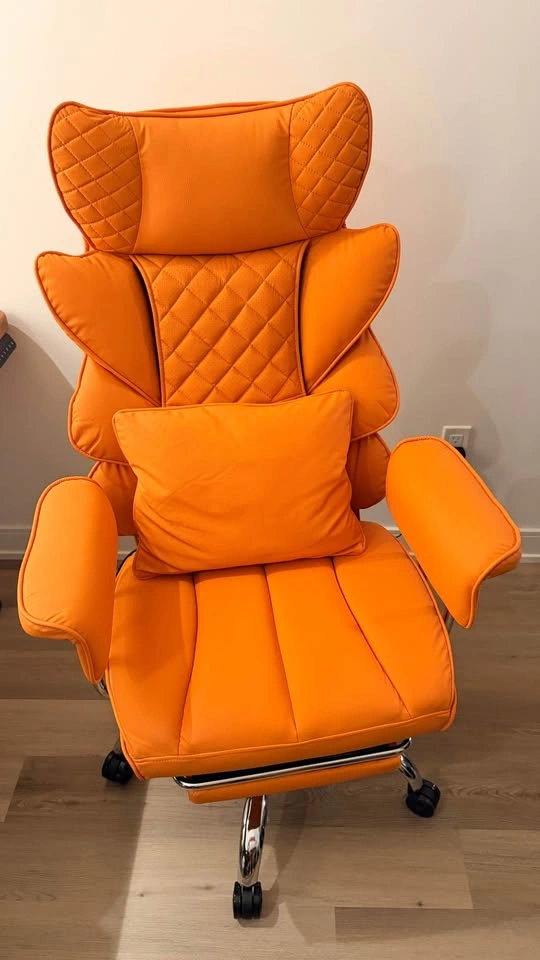 Orange Gaming Chair w/Back Massager - photo 2