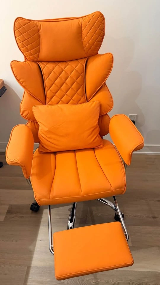 Orange Gaming Chair w/Back Massager - photo 3