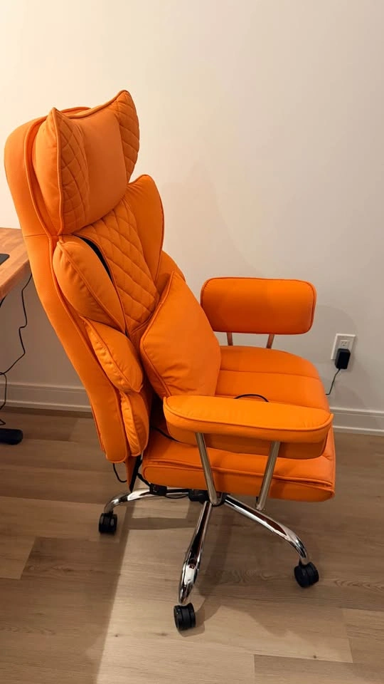 Orange Gaming Chair w/Back Massager - photo 5