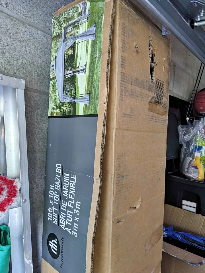 Brand New Hometrends Soft Top Gazebo 10'x10' - $200