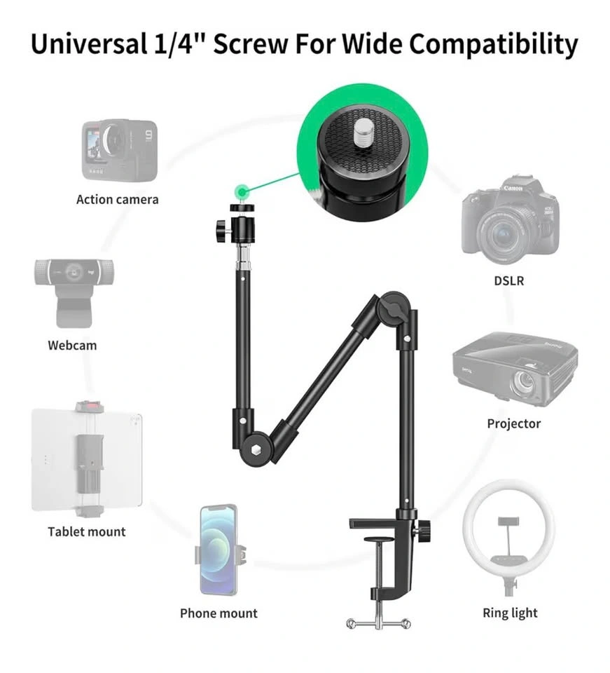 25” Desk Mount Webcam Stand - photo 3