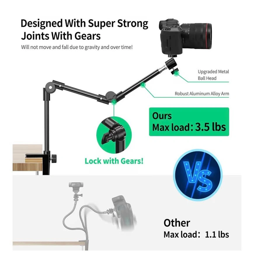 25” Desk Mount Webcam Stand - photo 4