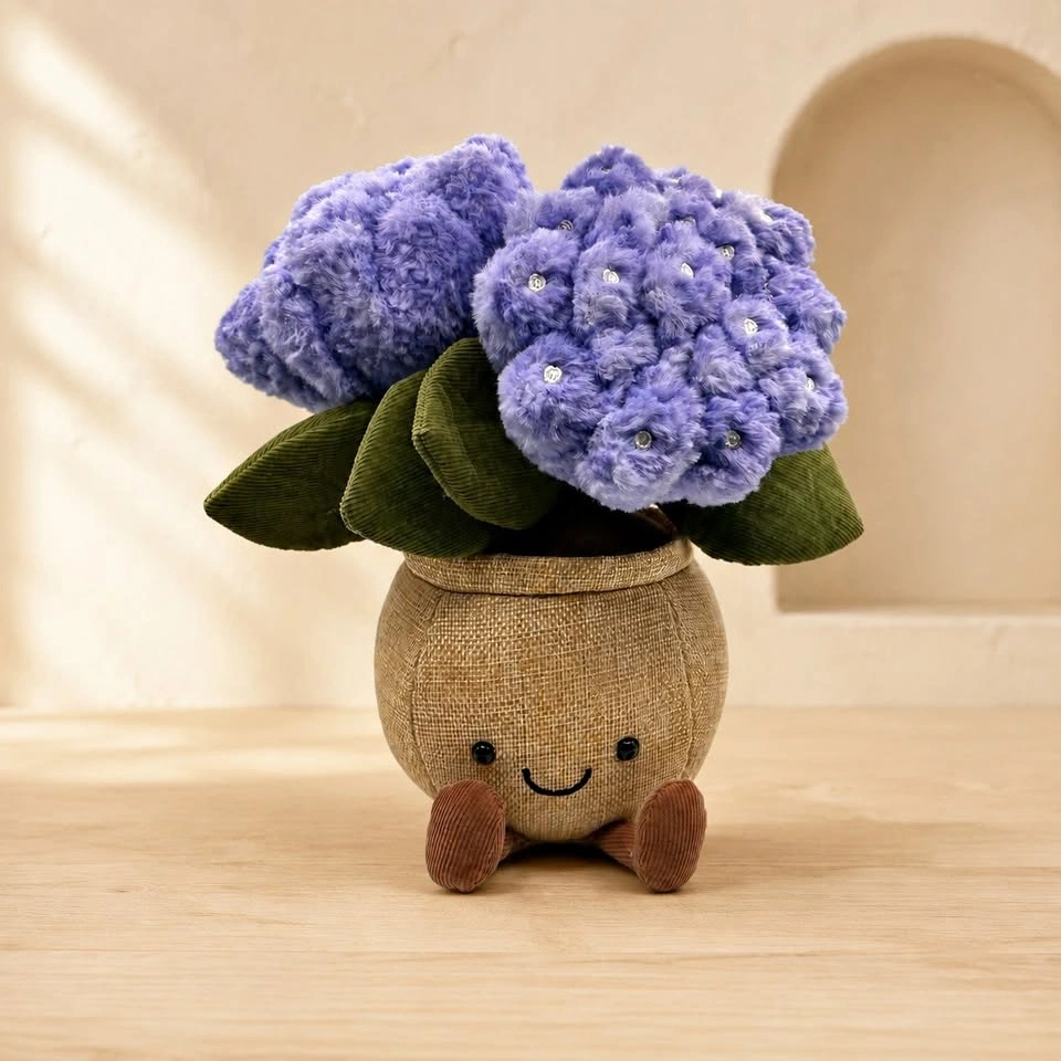 Jellycat Amuseable Blue Hydrangea Plush