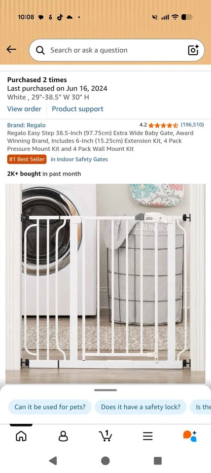 Regalo baby gate X2 - photo 2