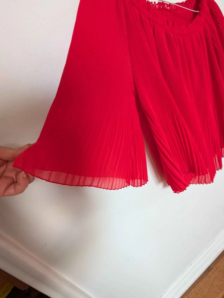 Vintage women's pleated top, M/L - photo 4
