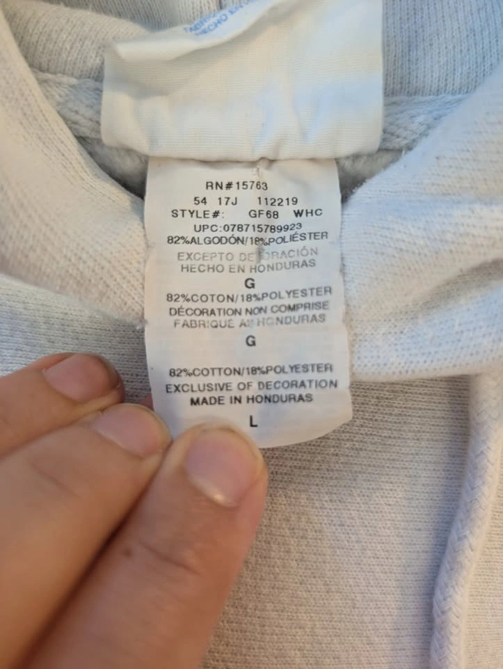 Champion Reverse Weave Pullover Hoodie White Men's Large - photo 5