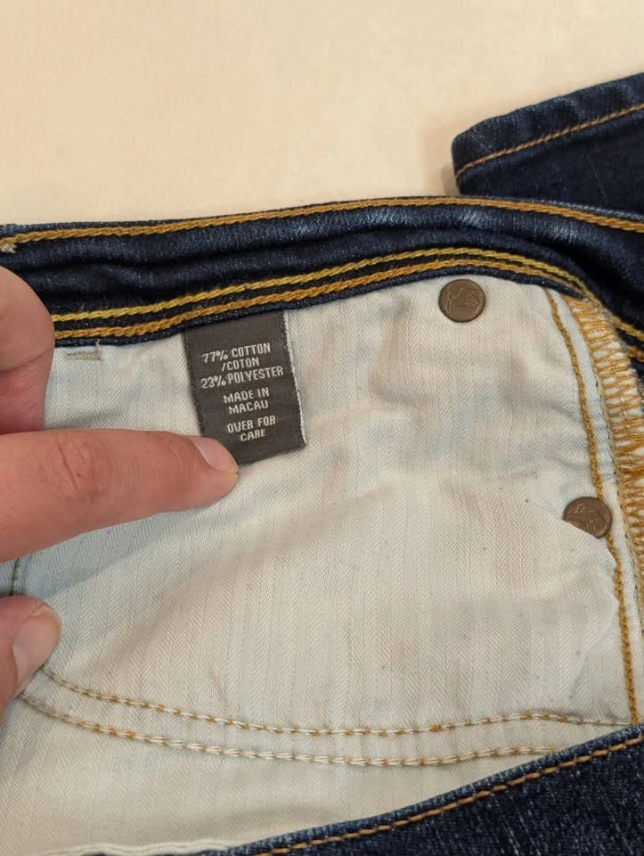 Abercrombie & Fitch Women's Size 8 Dark Wash Stretch Capris - photo 4