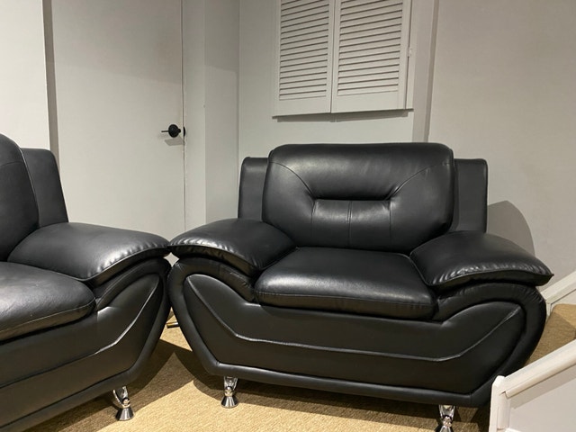Modern 2 Black Chairs