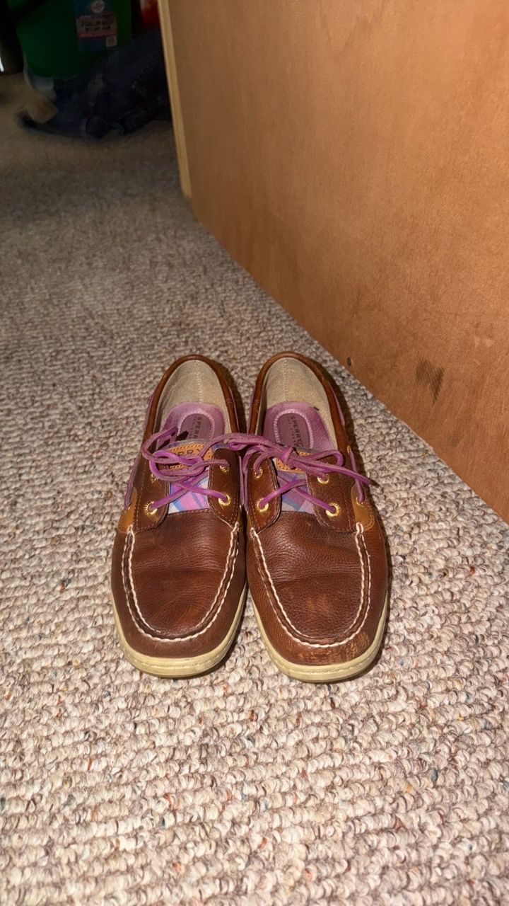 Sperry Boat Shoes with Plaid Accent - photo 2