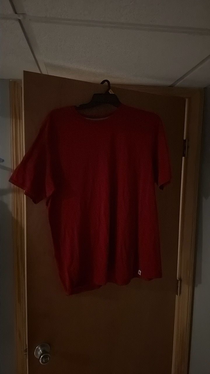 Red Plain Crew Neck T-Shirt