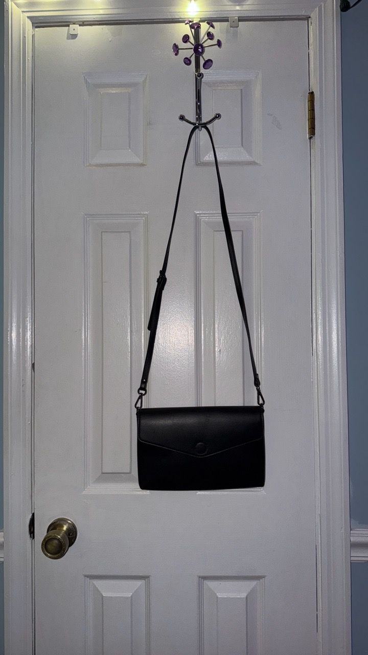 Black envelope style bag