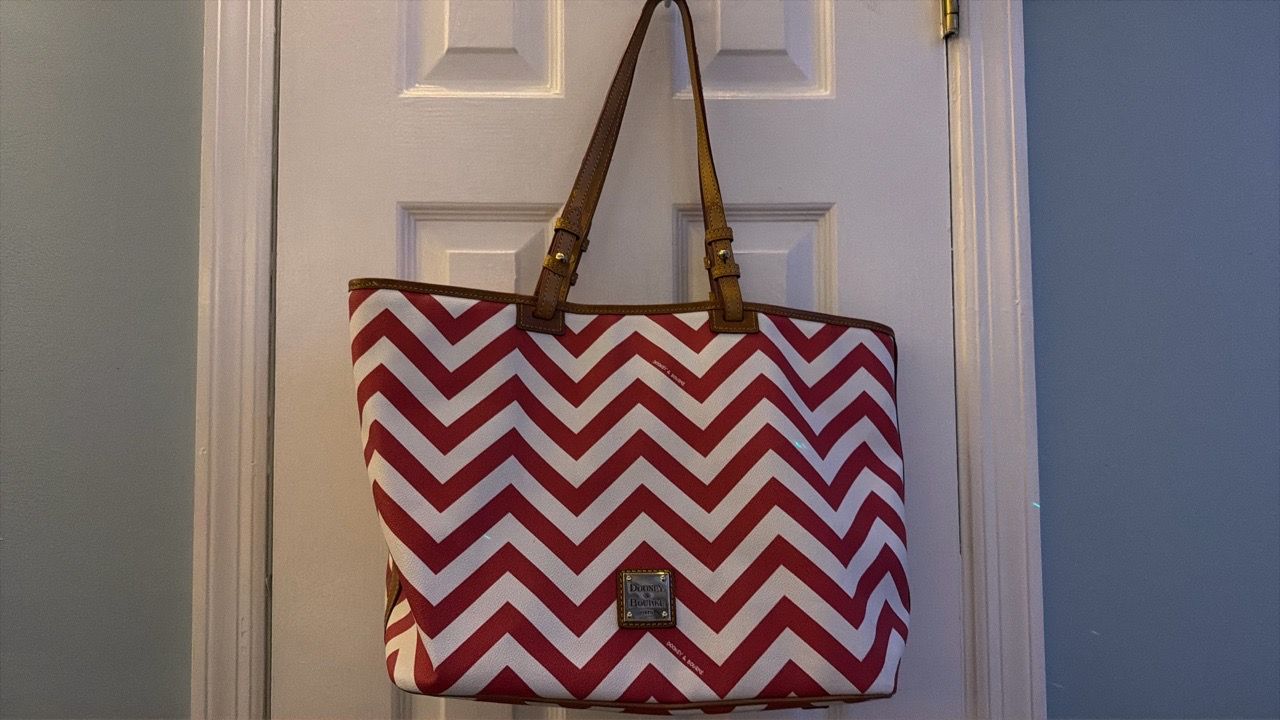 Dooney & Bourke Chevron Tote Bag