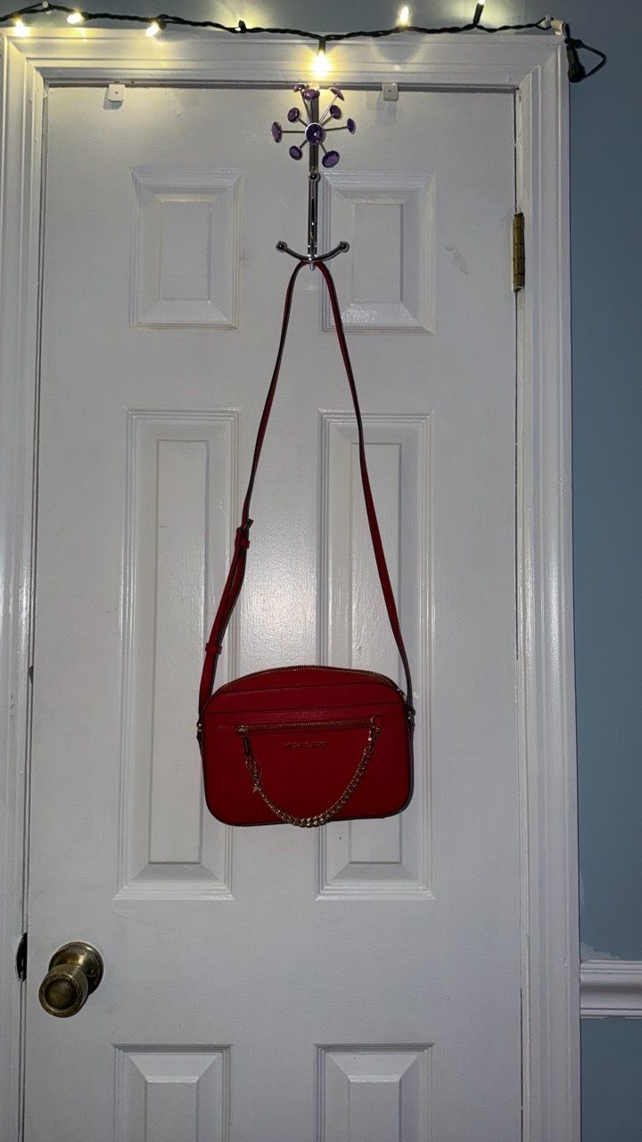 Michael Kors Red Crossbody Bag