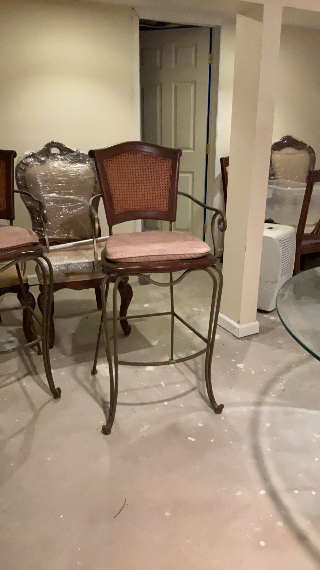 Set of 4 Hightop chairs