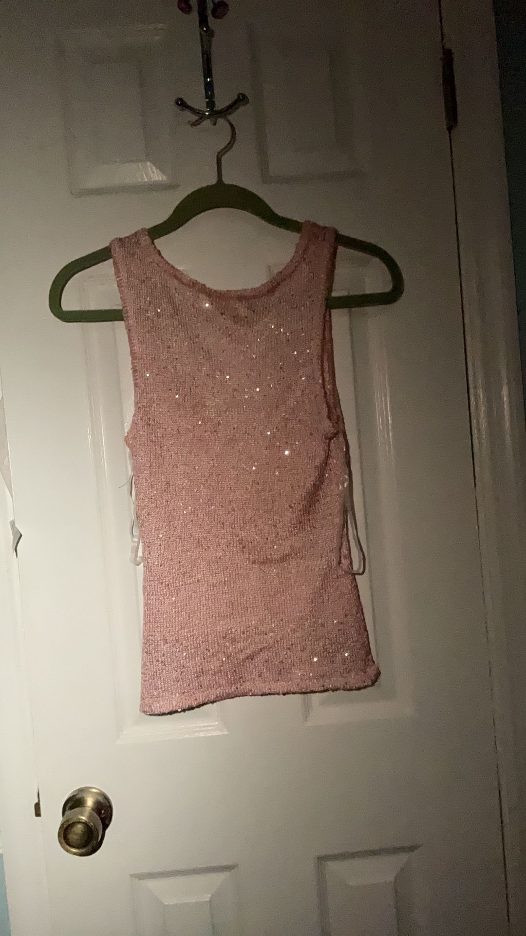 Super cute pink glitter tank - photo 2