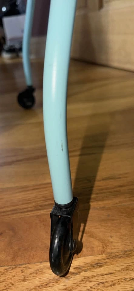IKEA VETTRE Light Blue Turquoise Bedside Table - photo 4