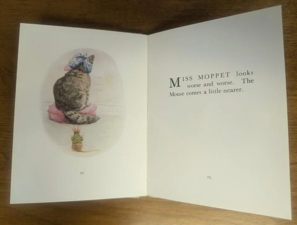 Miss Moppet By Beatrix Potter - Vintage Printing image indicator(5)