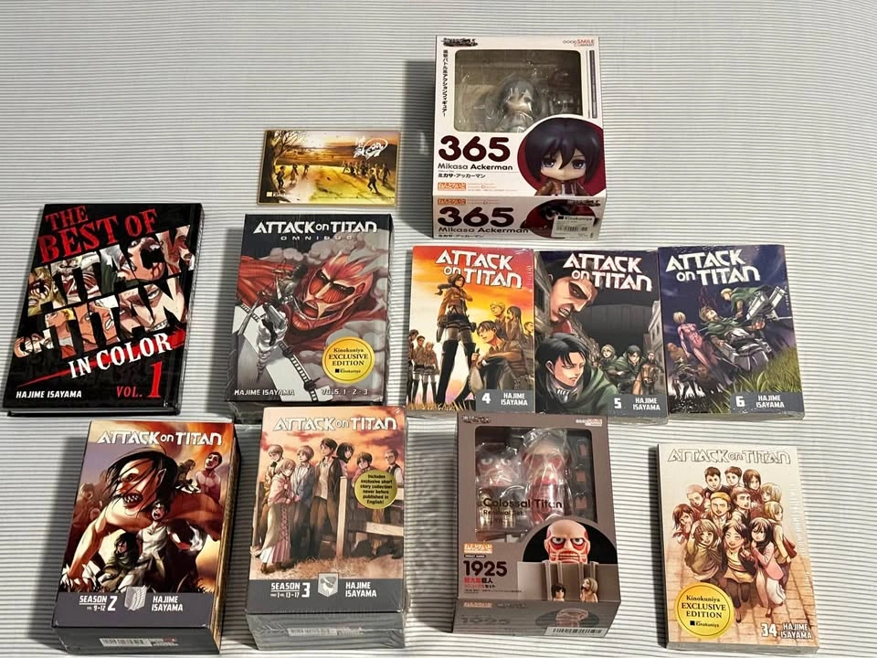 Huge Attack on Titan Collection - Manga, Anime, Nendoroid Figure