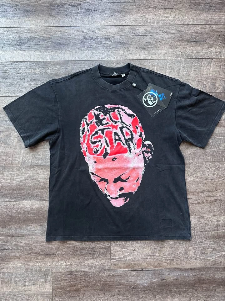 Black HELLSTAR “Dennis Rodman” T-Shirt - photo 2