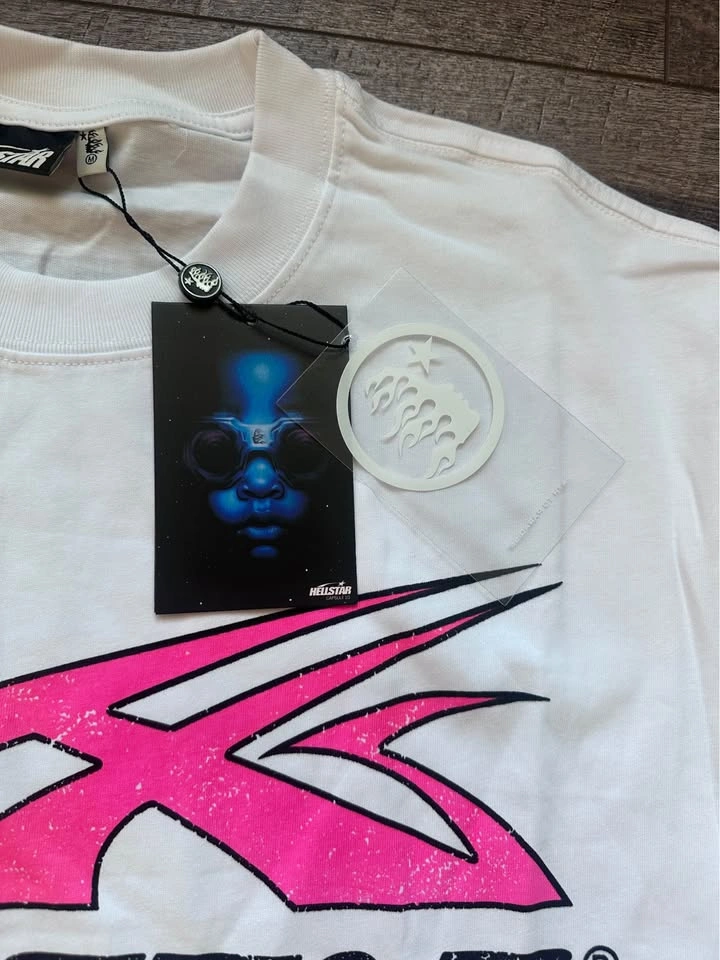 White HELLSTAR T-shirt - photo 3