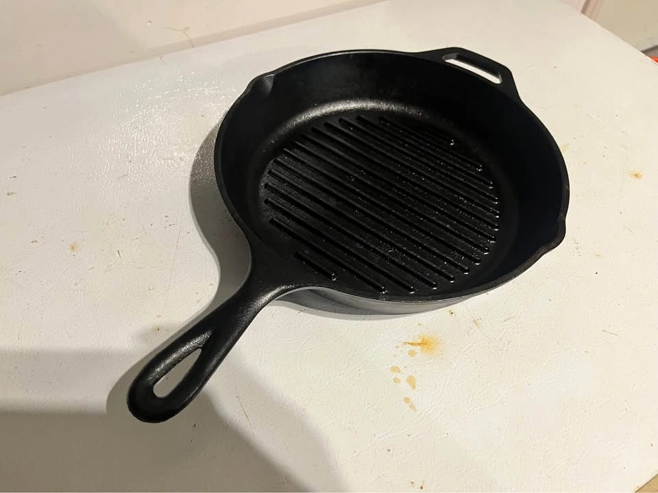 Lodge Cast Iron Grill Pan 10” - photo 5