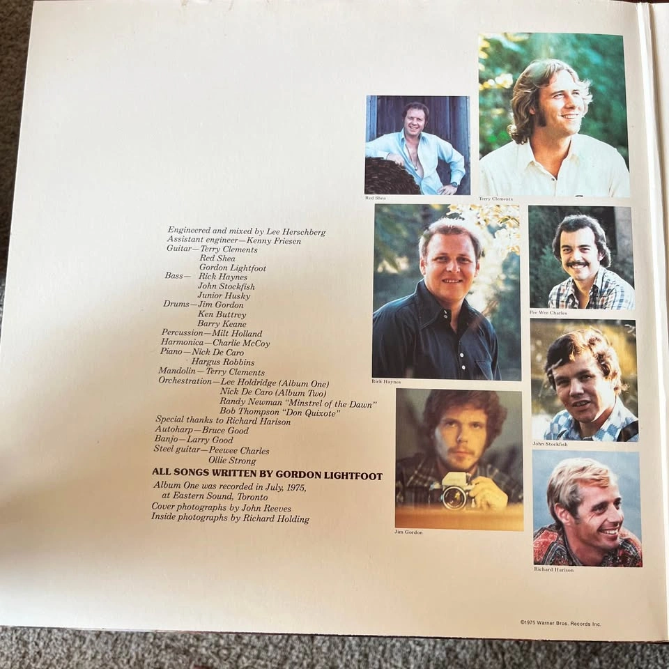 Gordon Lightfoot Gord's Gold Vinyl Record - photo 3