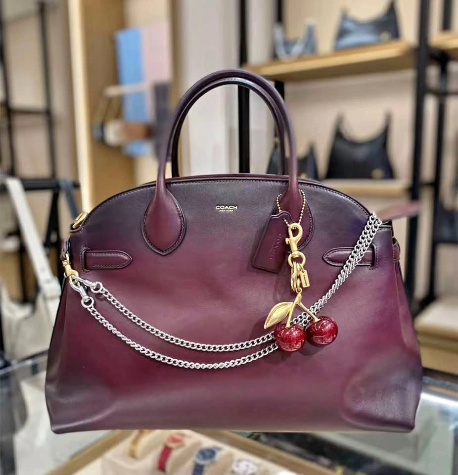 Coach Soft Empyre 40 in the colour Merlot