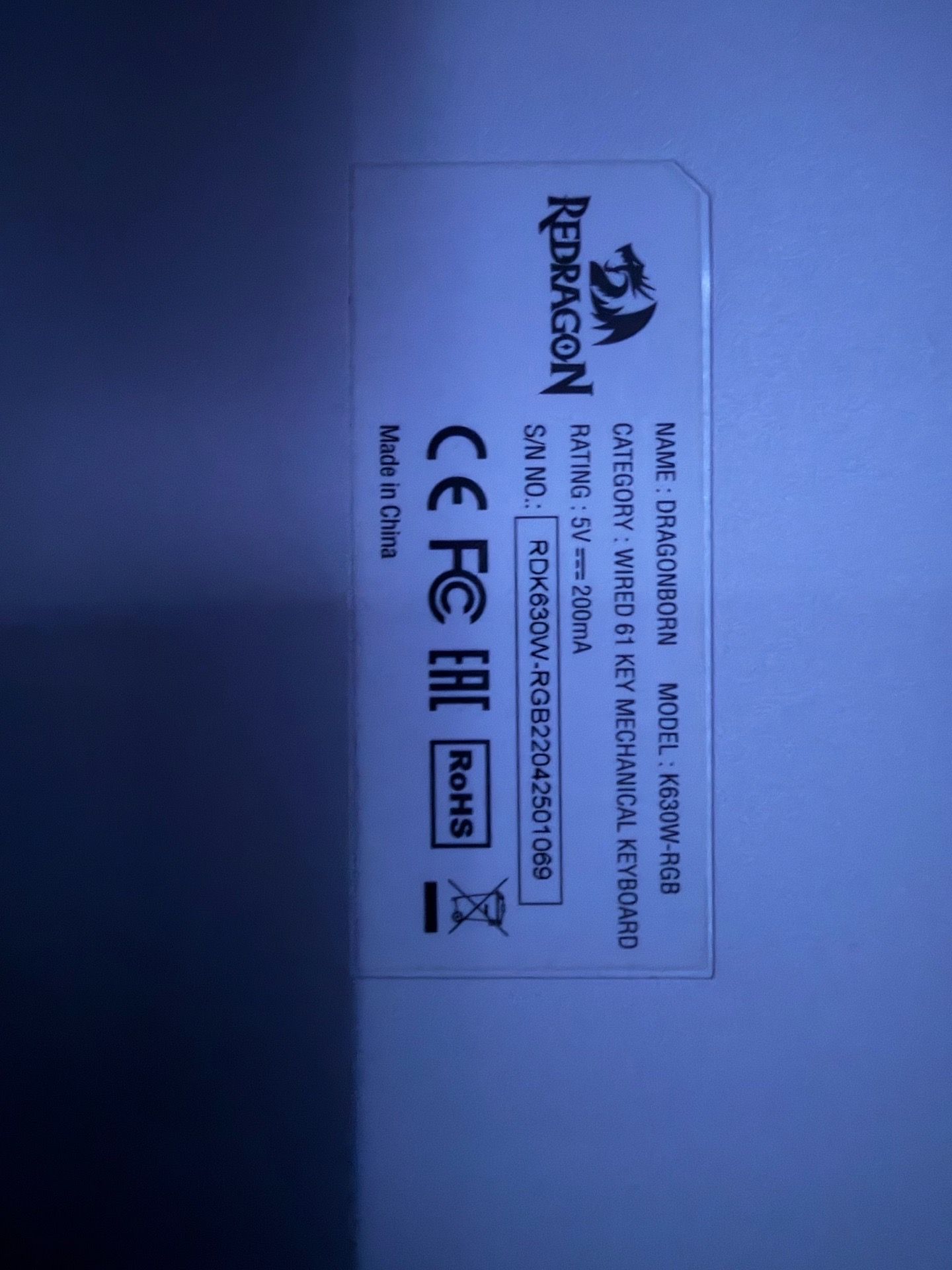 Redragon K630 - photo 4