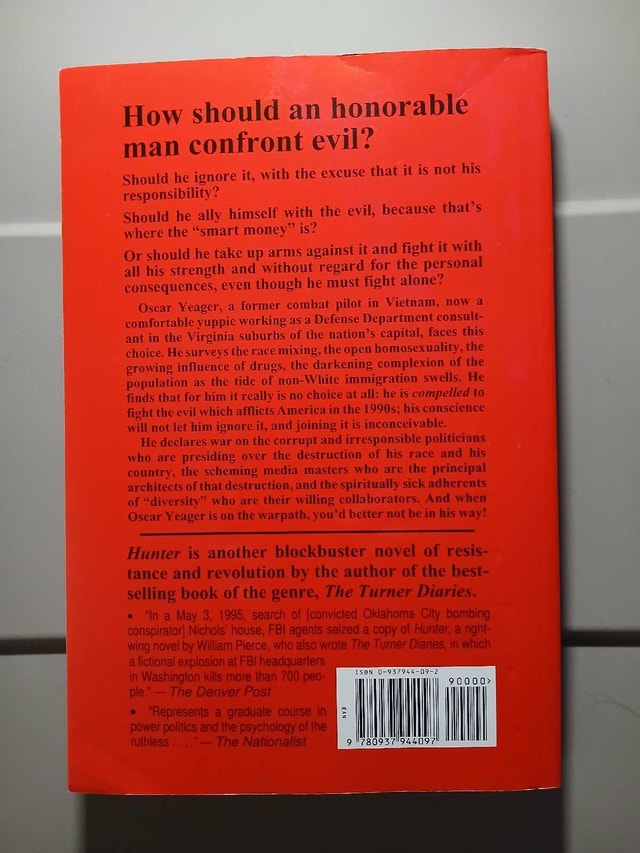 The Turner Diaries & Hunter by William Luther Pierce - photo 3