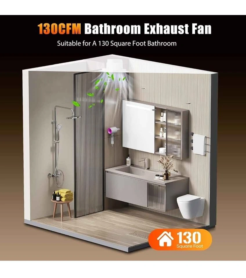 Orsong Bathroom Exhaust Fan 12" Panel - photo 4